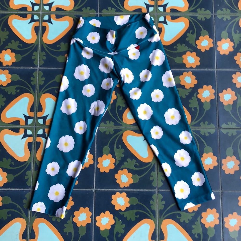 Daisy Cropped Leggings
